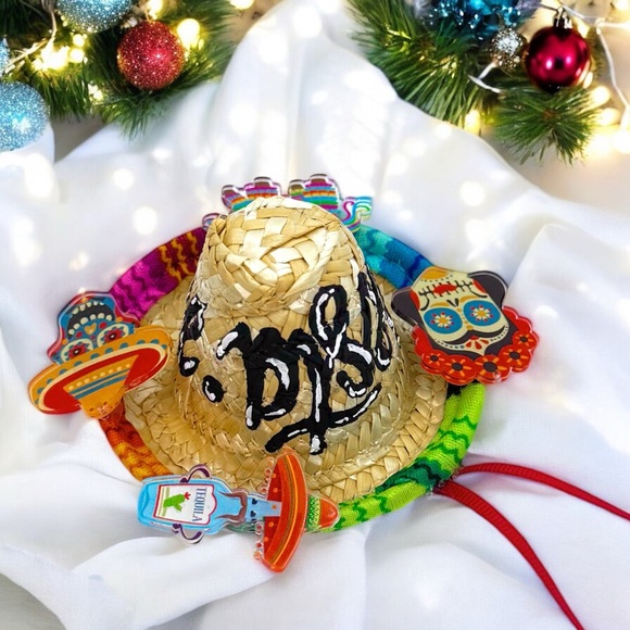 Sombrero "Fiesta Time!" Handmade Christmas Ornament - 2024 Edition✨🎉 - Picture 2 of 14